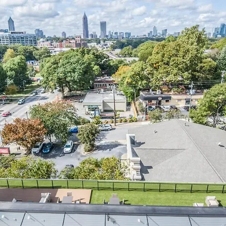 Midtown Atlanta Loft And Skyline Views And Rooftop Green Space-2